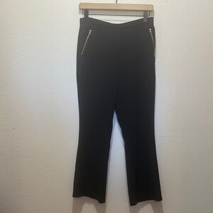 Lucy Paris Black Pants with Zipper Pockets, Size S